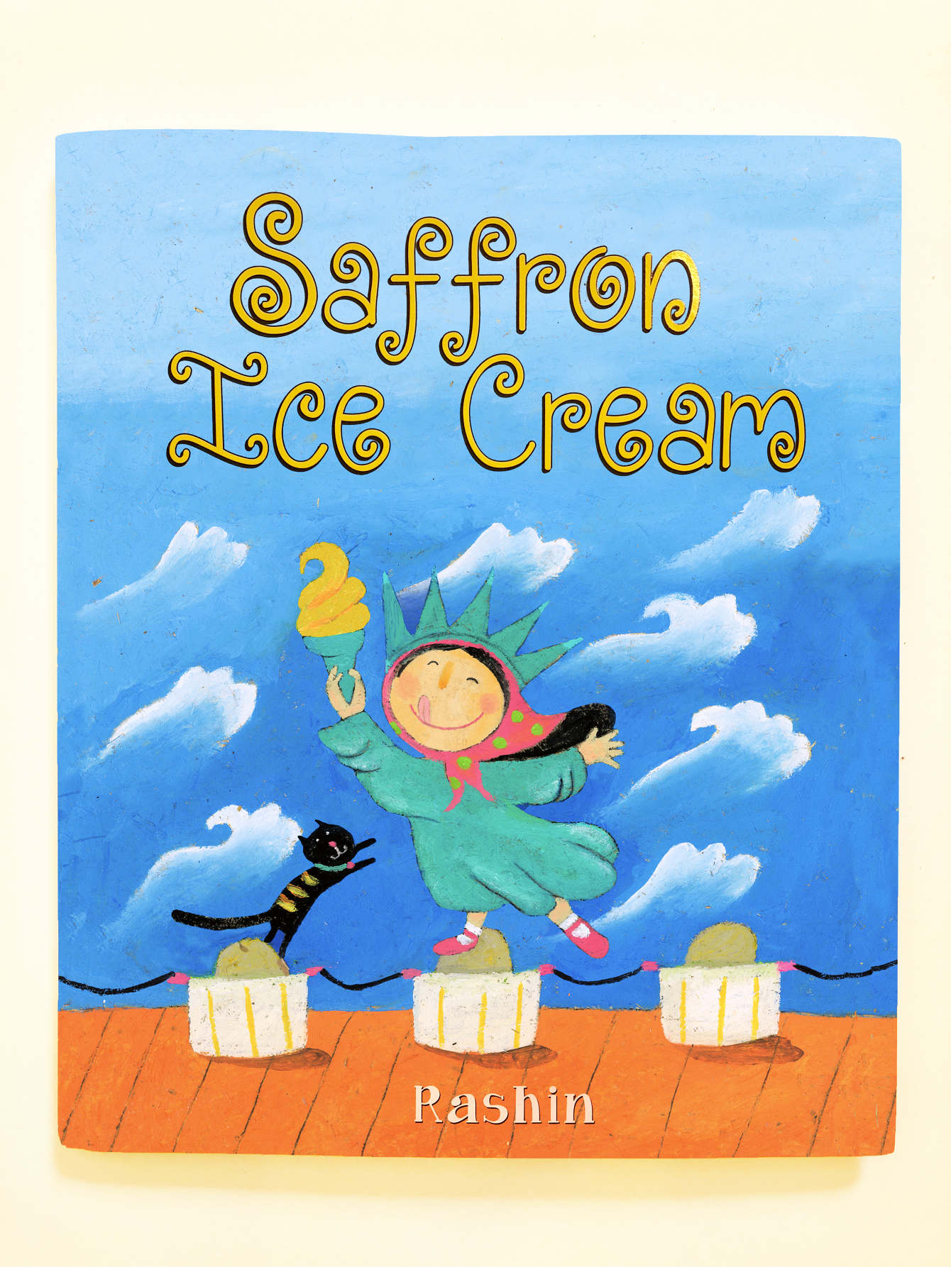 Cover image of the book "Saffron Ice Cream" by Rashin Kheiriyeh