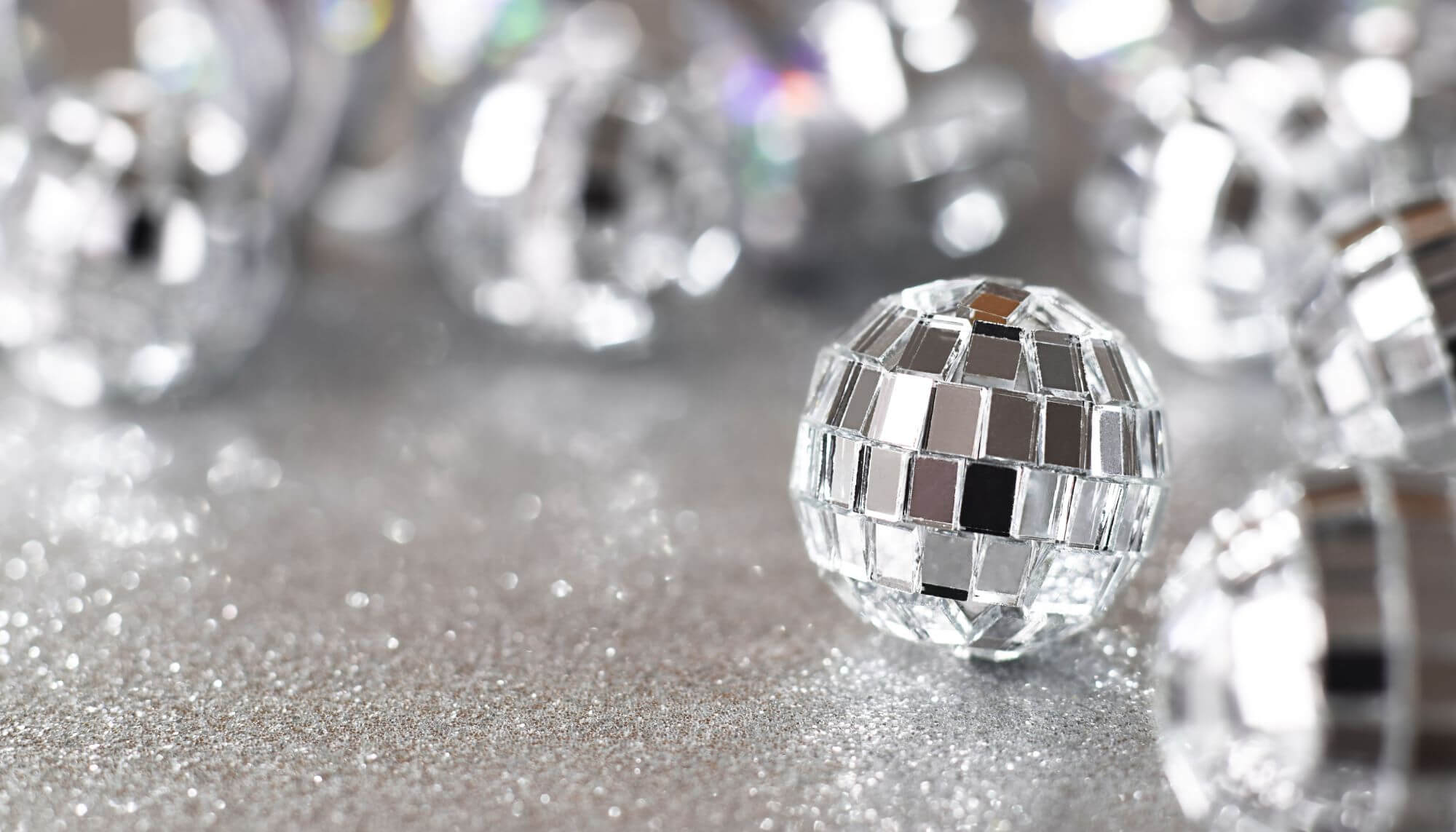Mini glitter balls